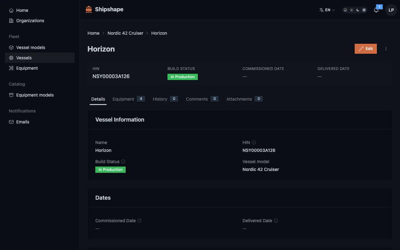 Application with terminal theme